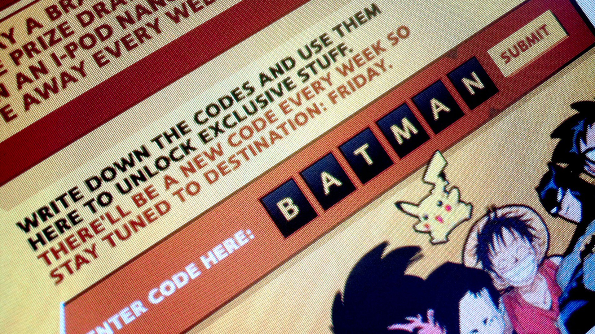 Promotional website for Cartoon Network.